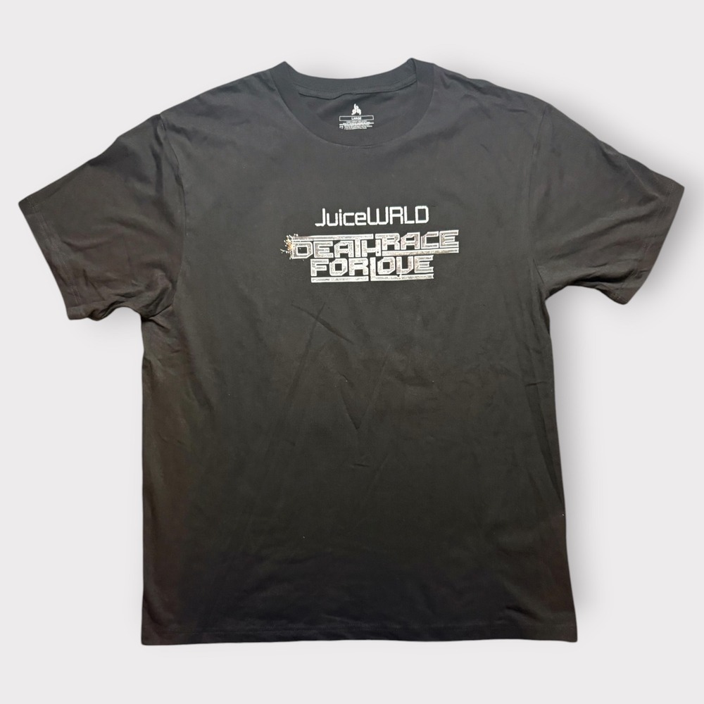 Juice WRLD Death Race For Love Black Graphic T-Shirt Mens Large 999 Club